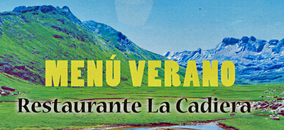 Menú de verano 2018